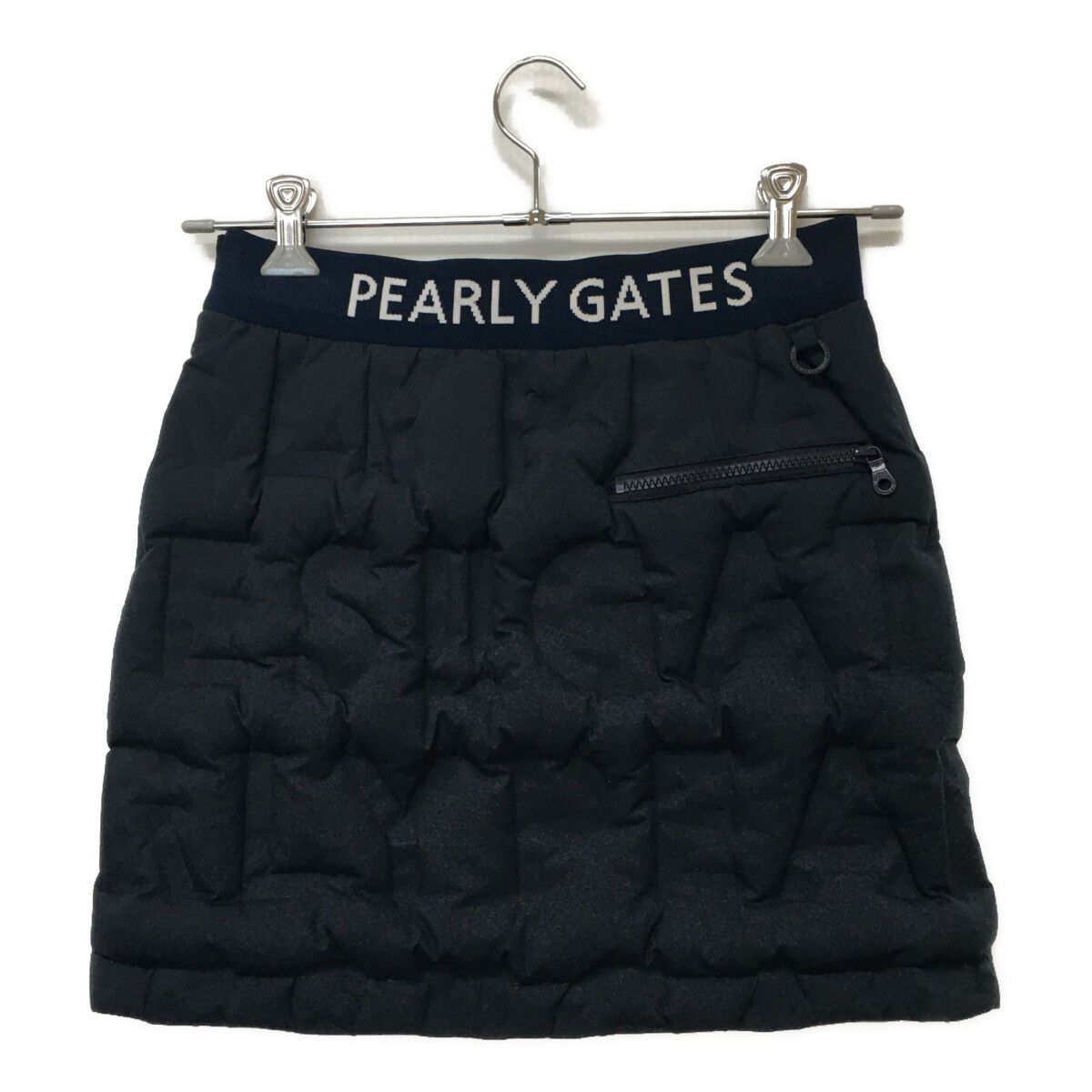 PEARLYGATES ダウンスカート　サイズ0 中古 レディース パーリーゲイツ PEARLY GATES スカート 0(S) 紺