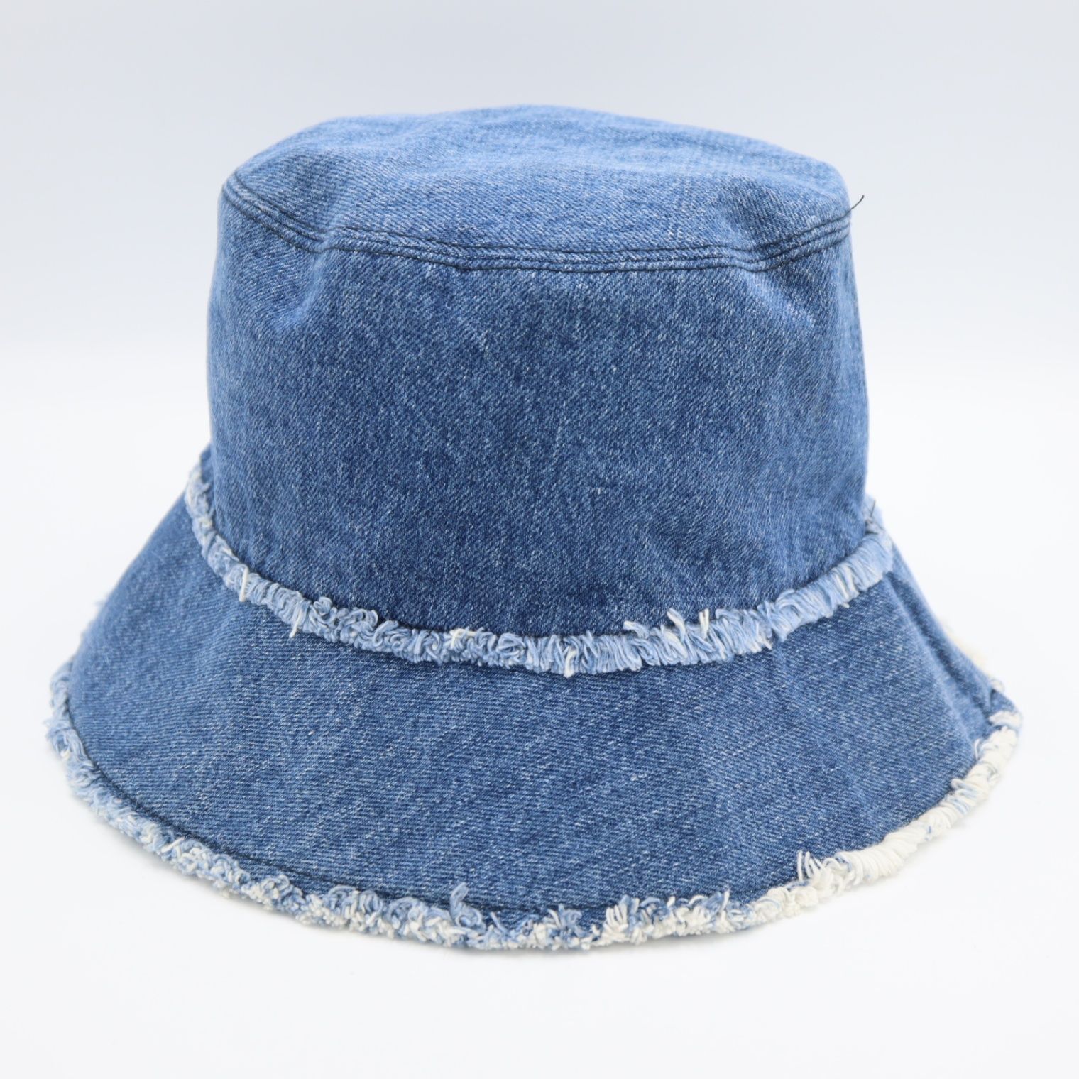 miumiu ミュウミュウ デニム バケットハット バケハ 帽子 フリンジ Mサイズ レディース H20436