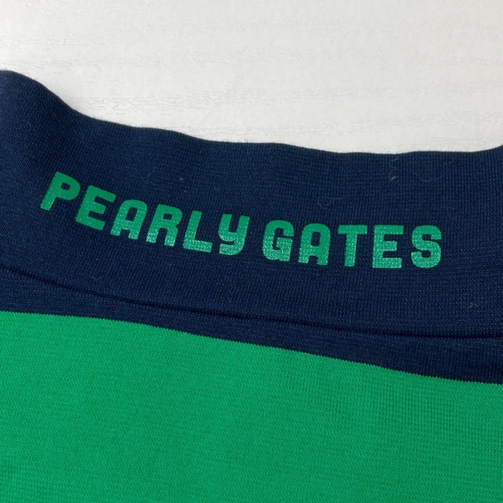 PEARLY GATES パーリーゲイツ ハイネック 半袖Tシャツ 総柄