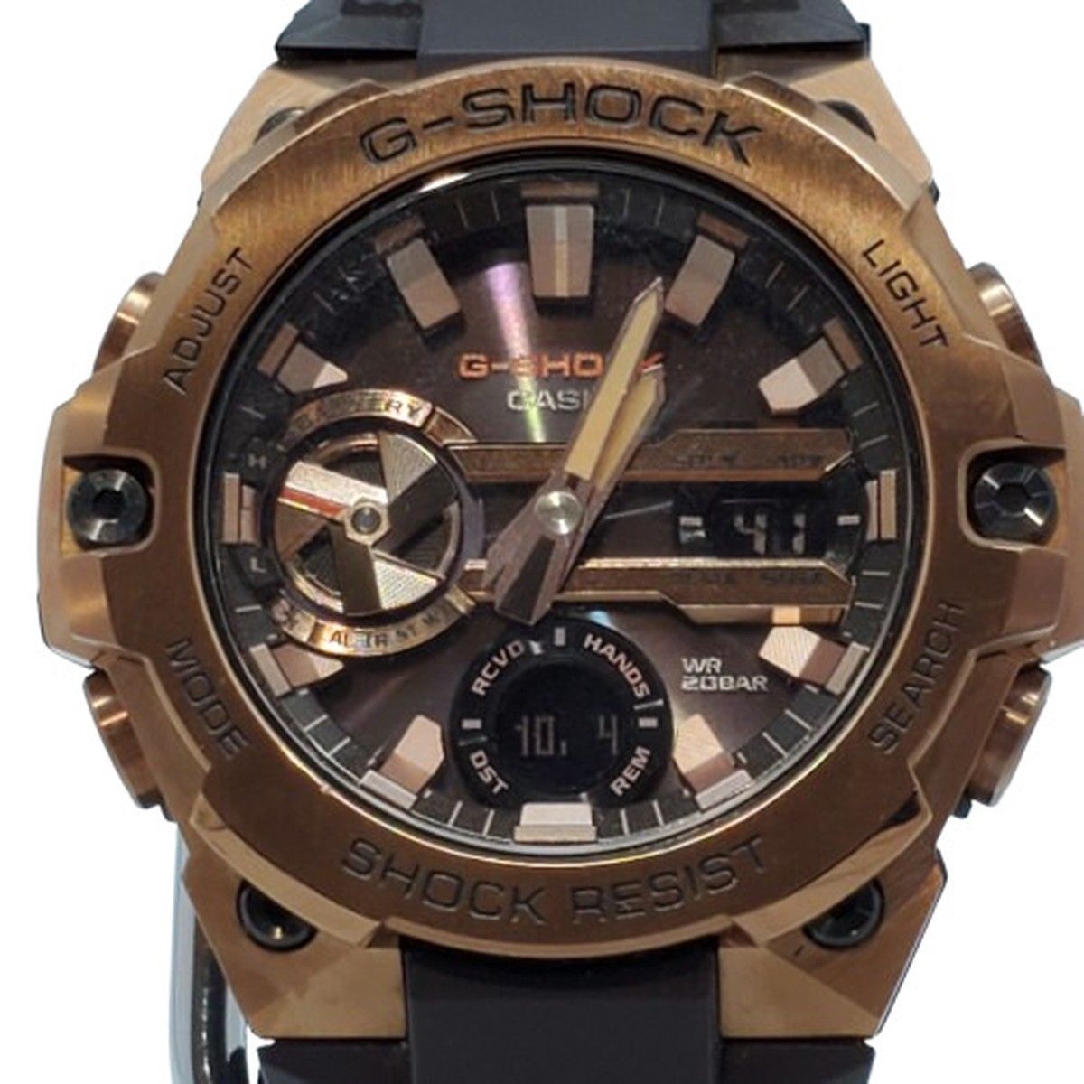 G-SHOCK ジーショック ＣASIO カシオ 腕時計 GST-B400MV-5A G-STEEL Gスチール アナログ 電波時計 タフソーラー モバイルリンク