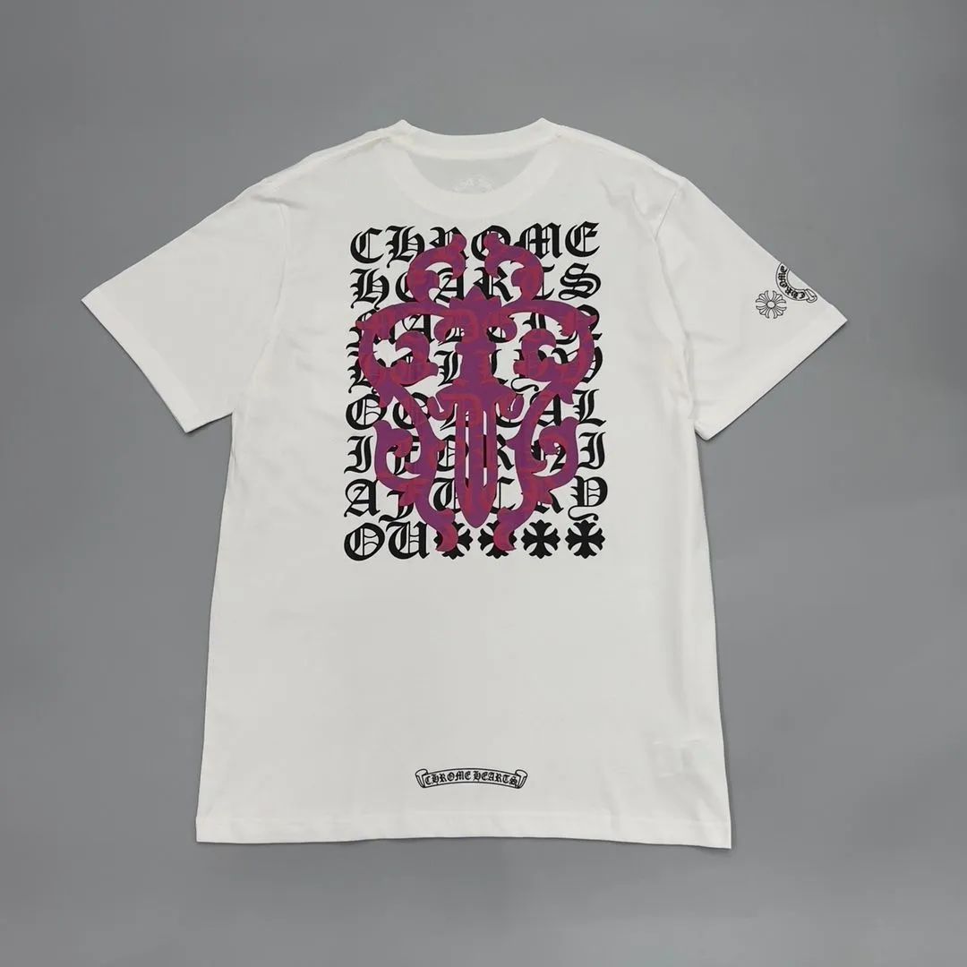 Chrome Hearts Eye Chart Dagger 半袖Tシャツ ユニセックススタイル