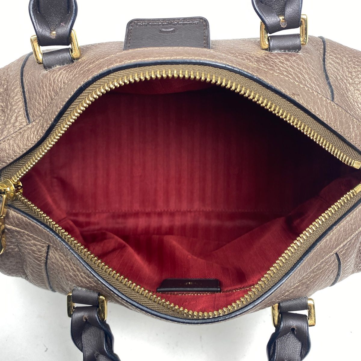 ■2way■LOEWE ショルダーバッグ　ハンドバッグ　ブラウン　アナグラム ロエベ LOEWE アナグラム ハンドバッグ 2WAY ショルダーバッグ