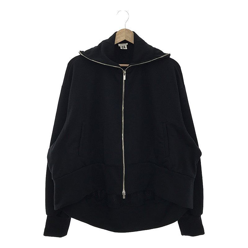 noir kei ninomiya / ノワールケイニノミヤ | 2022AW | 変形 セーラーカラー ジップアップ スウェット | L | ブラック | レディース noir kei ninomiya / ノワールケイニノミヤ | 2022AW | 変形 セーラー