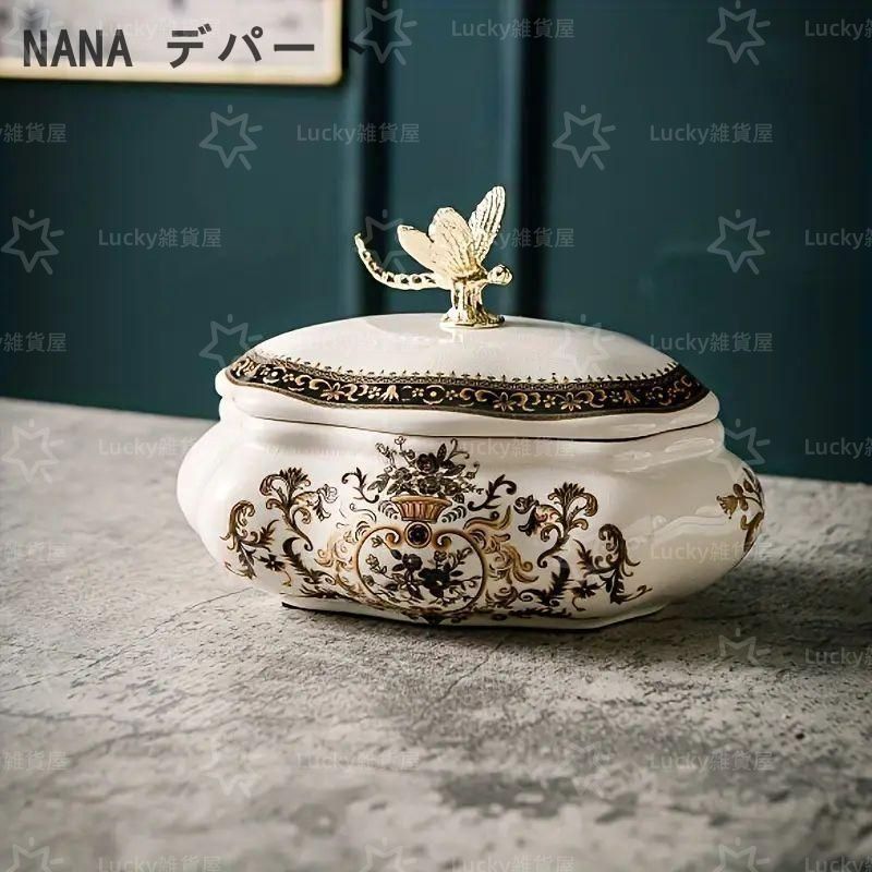 新品・未使用】ジュエリーボックス 小物入れ アンティーク 雑貨