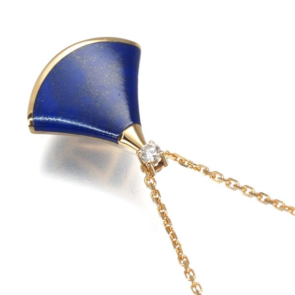 ブルガリ ネックレス ラピスラズリ ダイヤ ダイヤモンド ディーヴァ  