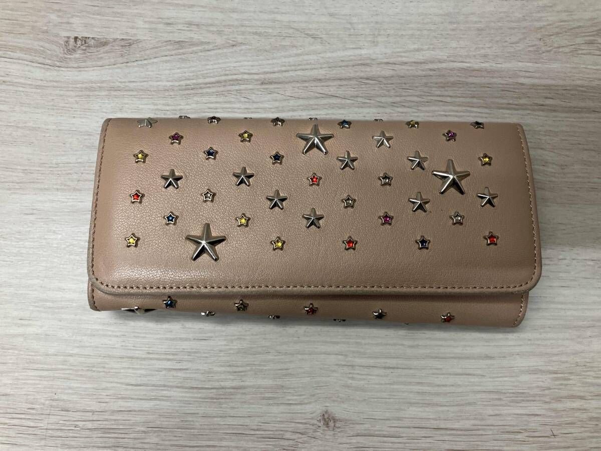 JIMMY CHOO nino 長財布 ジミーチュウ ピンク