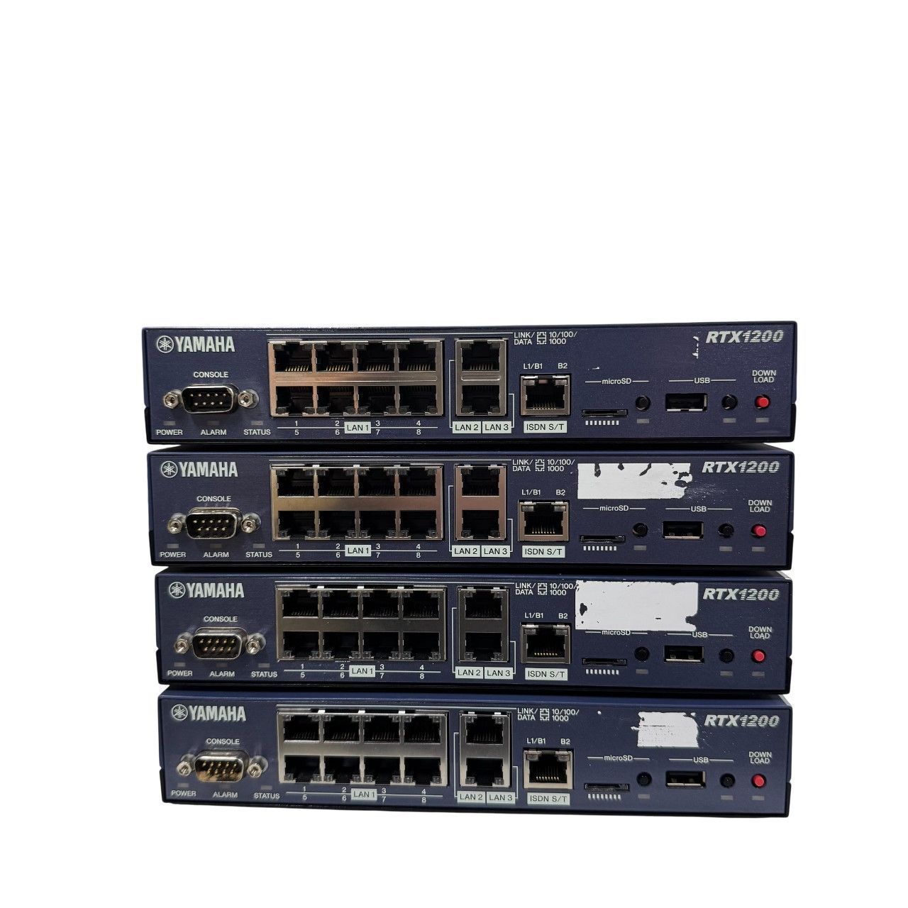 YAMAHA ギガアクセスVPNルーター RTX1200 4台セット