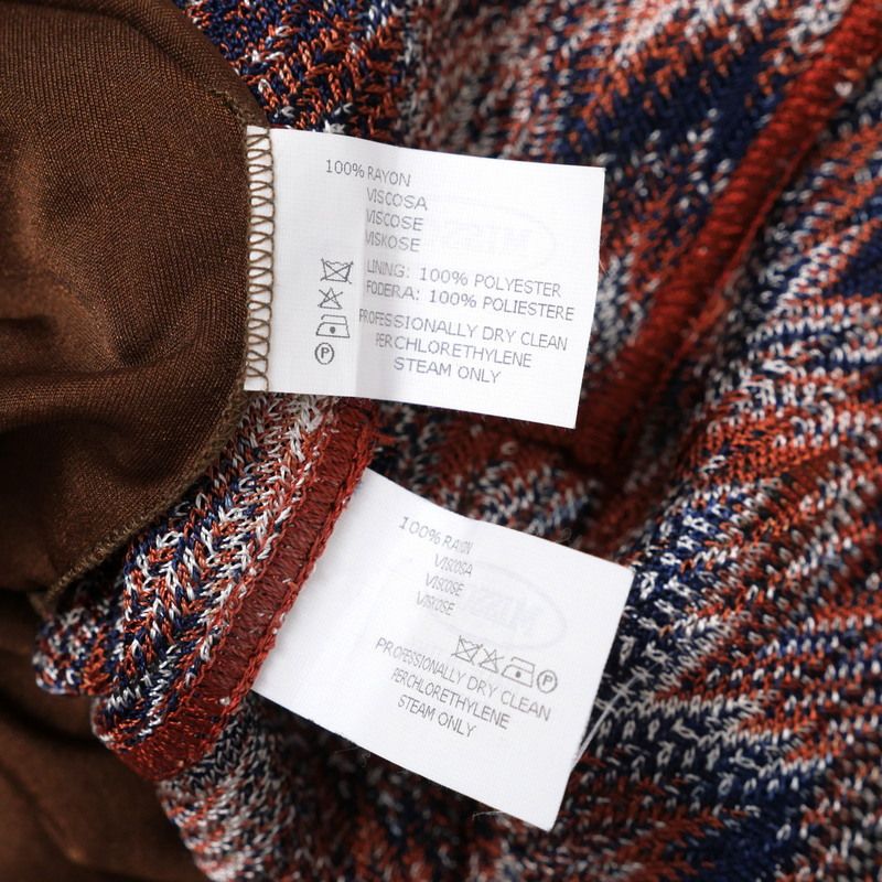 □美品□Missoni ミッソーニ スカートスーツ サイズ42 ジグザグ柄  