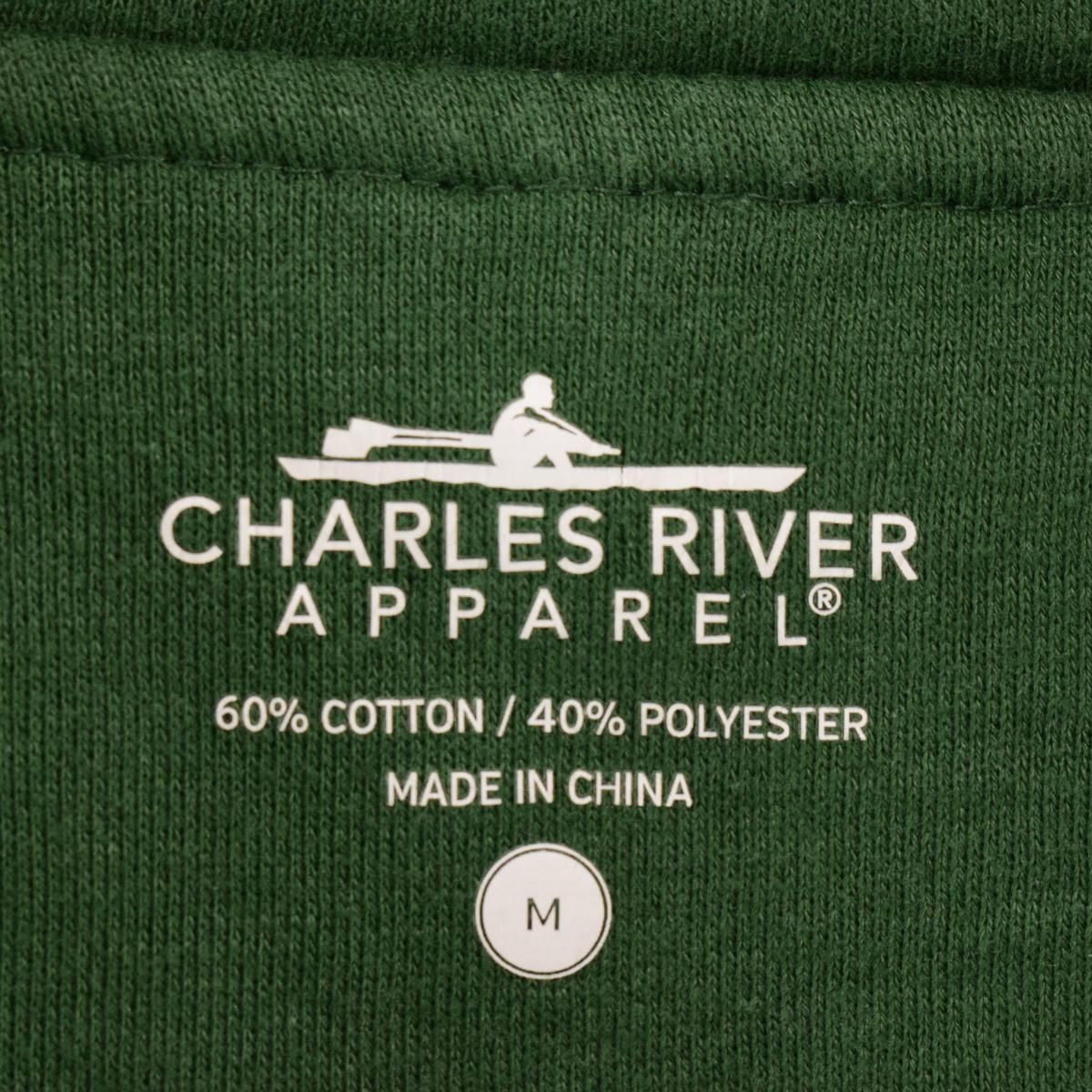 古着 CHARLES RIVER APPAREL ハーフジップスウェットシャツ トレーナー メンズL /eaa313338