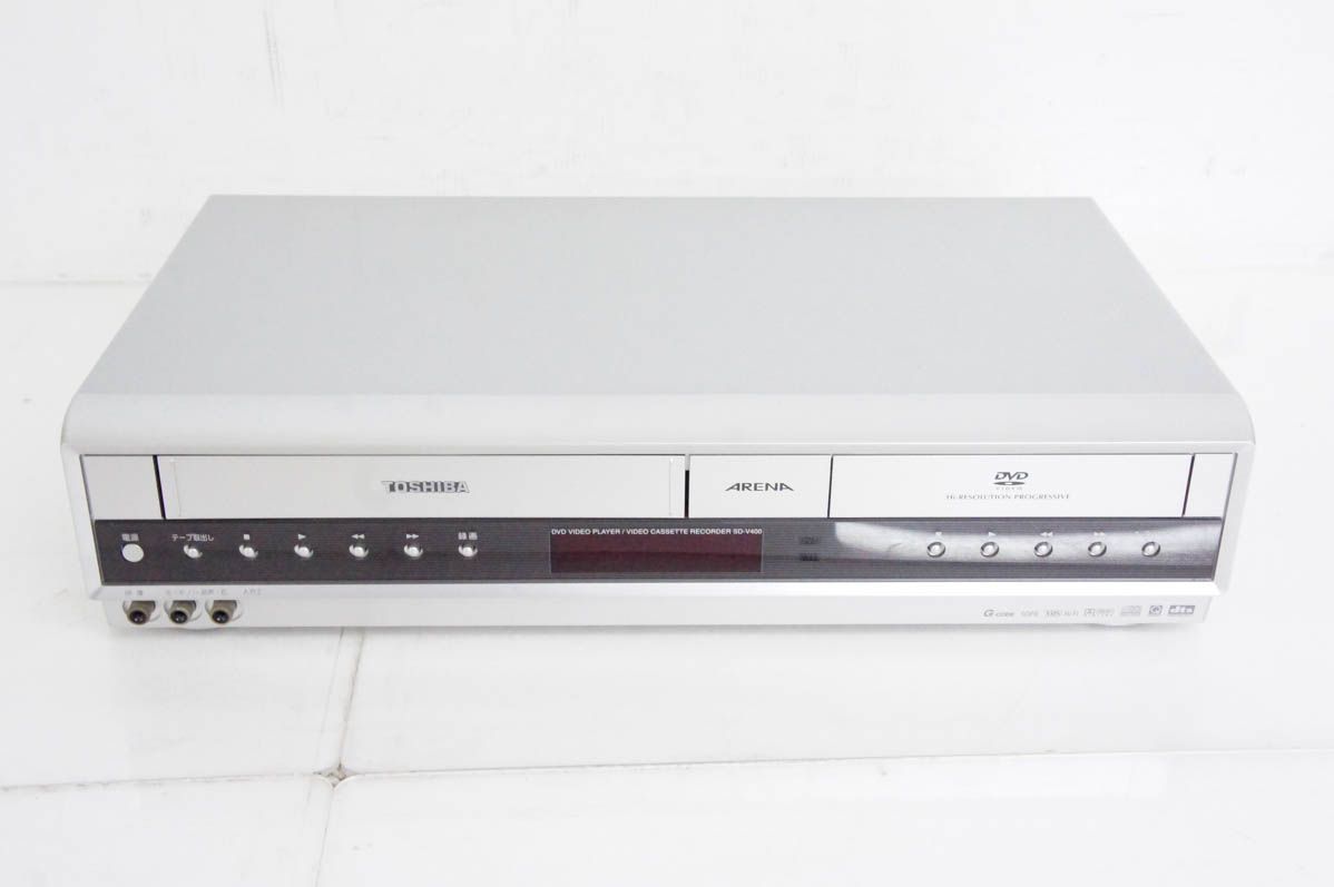 中古 東芝 VTR一体型DVDビデオプレーヤー DVDプレーヤー一体型VHS 