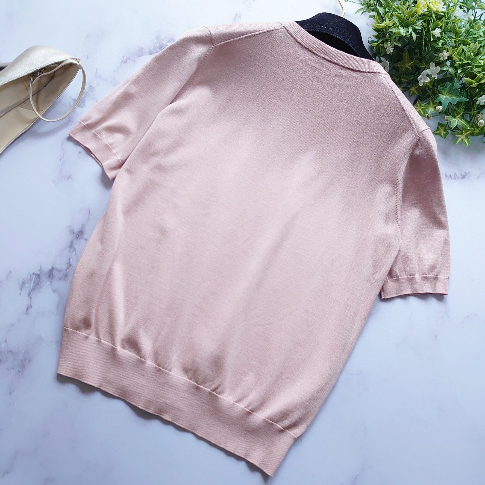 2023 美品 theory luxe セオリーリュクス シルク RAFFINA SILK SEEMORE