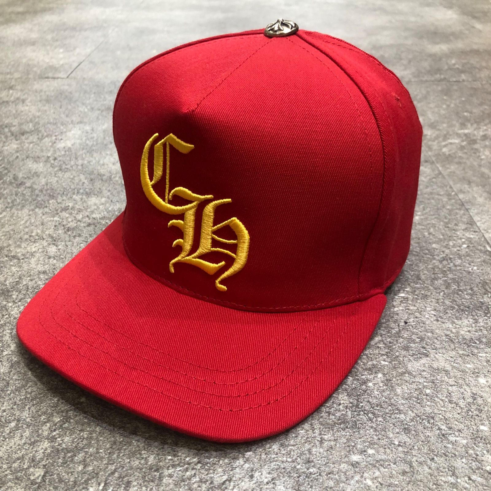 正規 CHROME HEARTS CHロゴ刺繍キャップ 帽子 クロムハーツ 92300A4