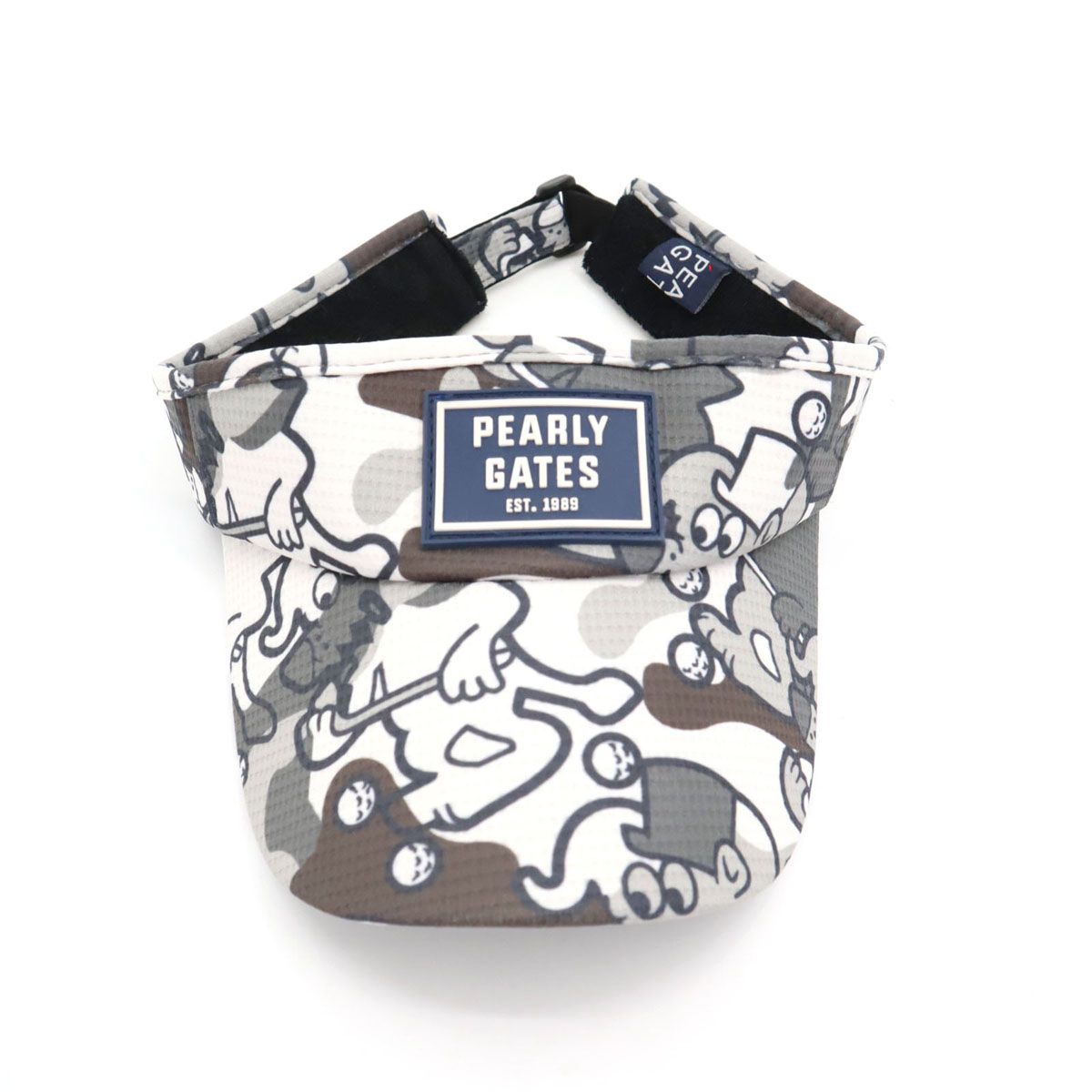 PEARLY GATES - パーリーゲイツ☆マンタ柄サンバイザー PEARLY GATES（パーリーゲイツ）の「【PEARLY GATES】ギザギザ