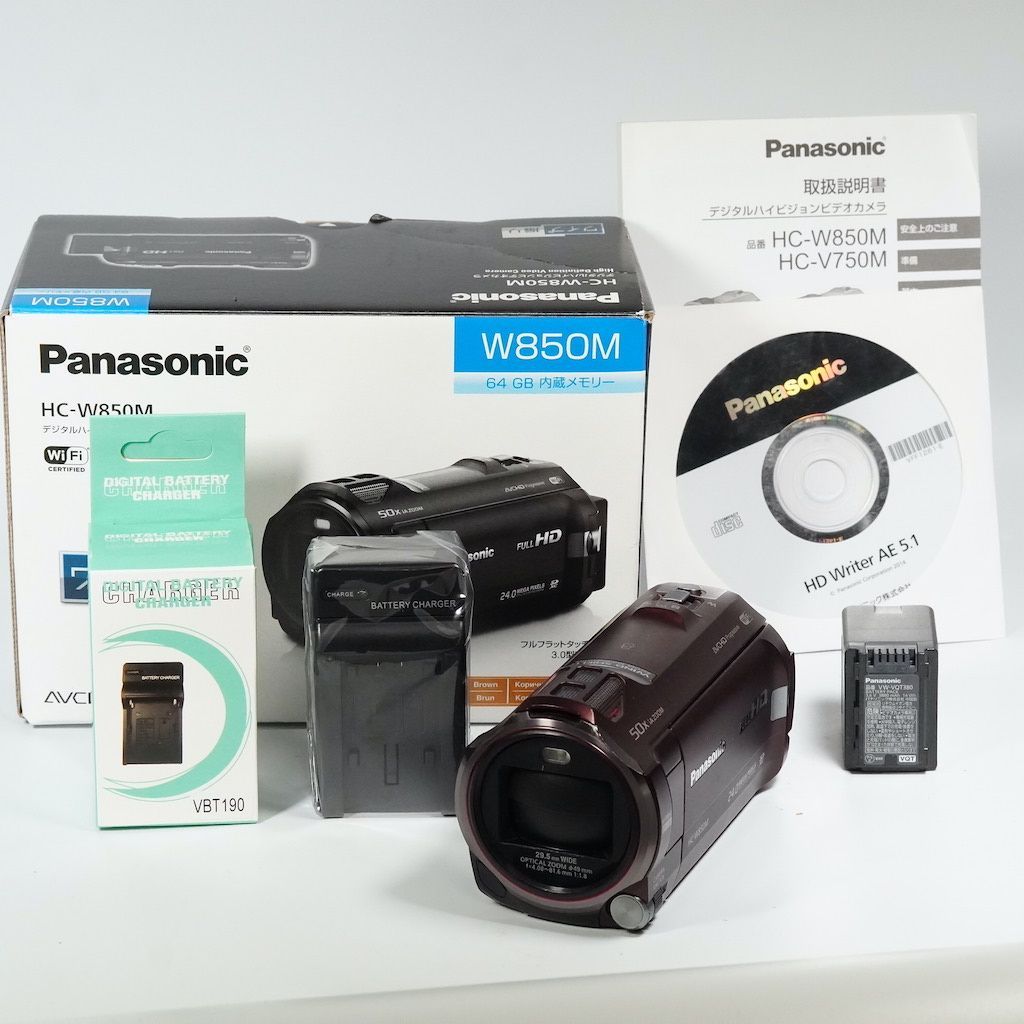 日本格安Panasonic HC-W850M ハンディカム ブラウン ビデオカメラ