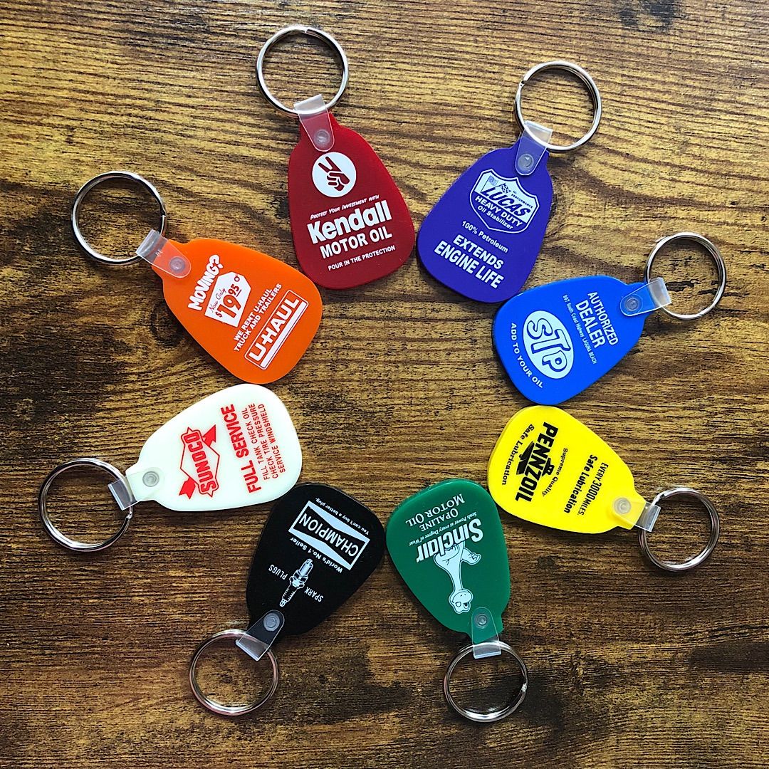 U.S.A Rubber Key Ring ラバーキーホルダー 2種セット KENDALL STP