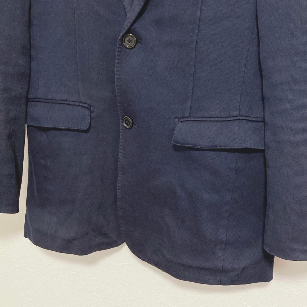 バーバリー ブラックレーベル テーラードジャケット チェック ネイビー