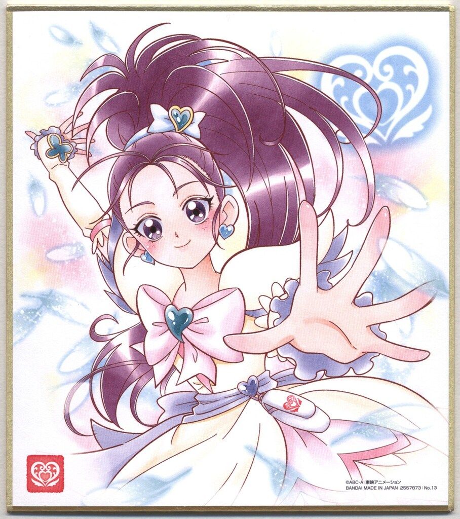 プリキュア　プリティピックアップ缶バッジ　キュアイーグレット43個+色紙ART プリキュア プリティピックアップ缶バッジ キュアイーグレット43