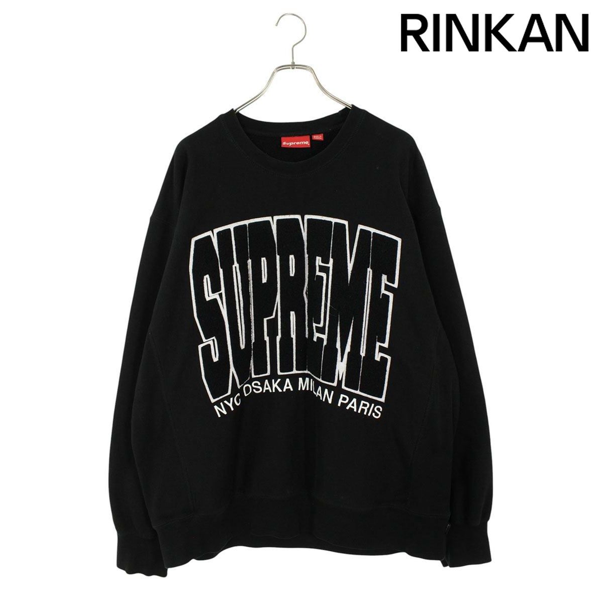 シュプリーム 21AW Cities Arc Crewneck シティーアーチロゴ