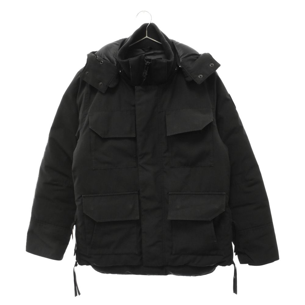 CANADA GOOSE (カナダグース) MAITLAND PARKA BLACK LABEL メイトランドパーカー ブラックレーベル フーデッドダウンジャケット  ブラック 4550MB - メルカリ