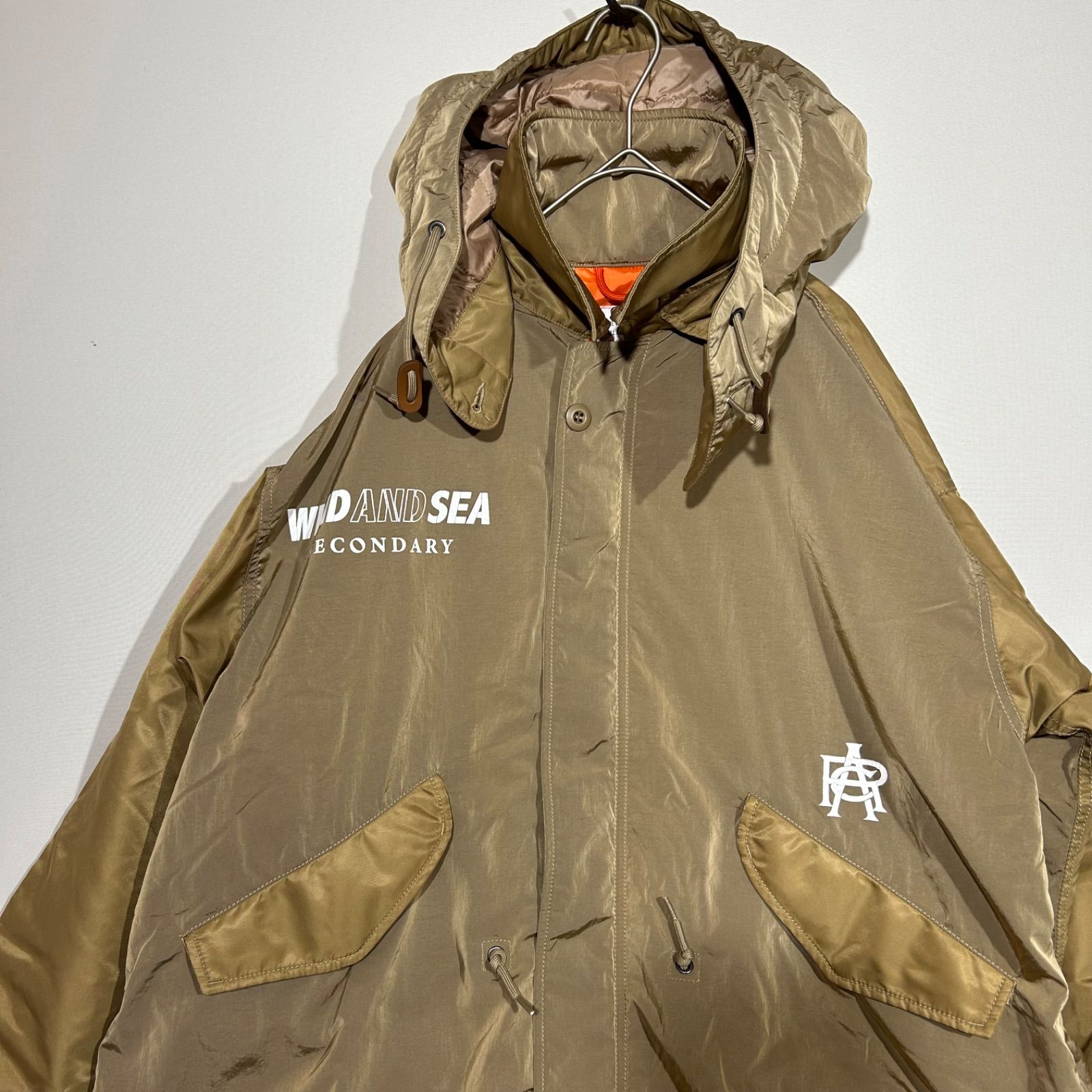 COMOLI コモリ オリーブ モッズコート フード付き COMOLI コモリ