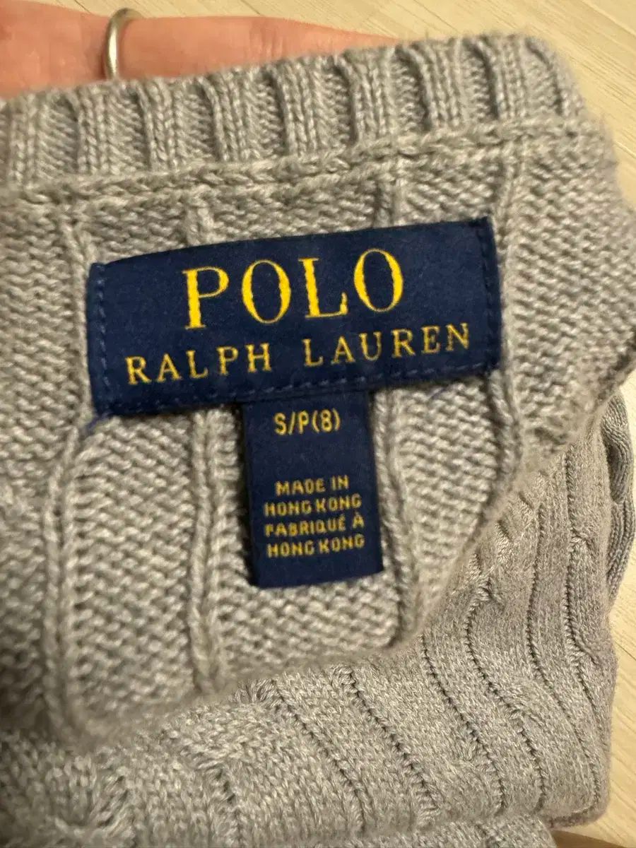 ポロ Ralph Lauren ラルフローレン ニット グレー s