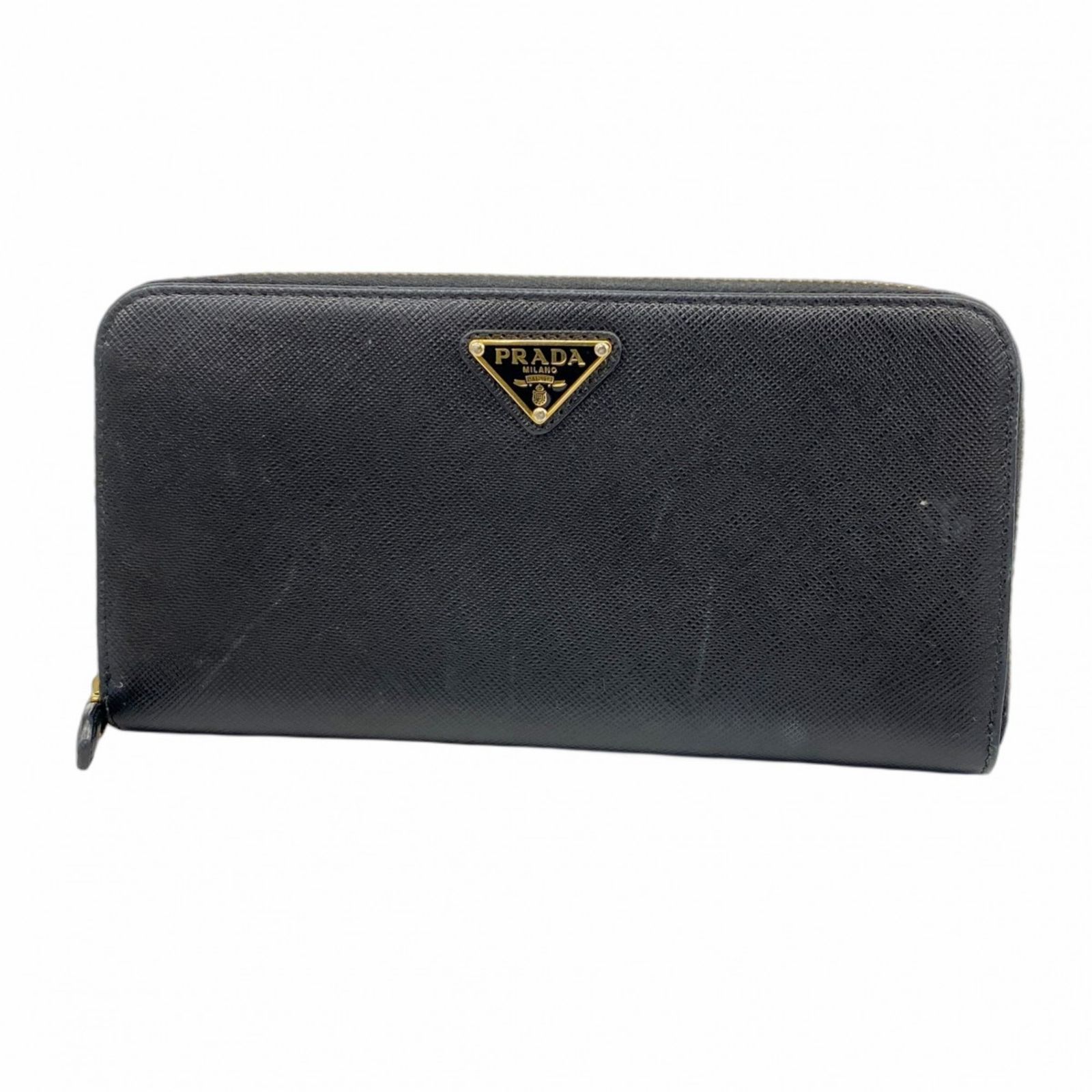 プラダ　PRADA 長財布　ブラック　レザー プラダ(Prada) プラダ 長財布 レザー ブラック レディース