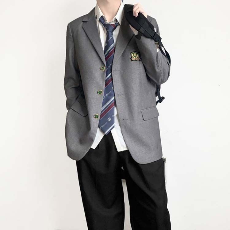 男子高校 ネクタイ 制服 スクールシャツ ロングパンツ スクールジャケット 無地 ブレザー スーツ フォーマル コート 学生服 学生服 高校生 男子中学生  男子高校 大きいサイズ スクール 文化祭 入 - メルカリ