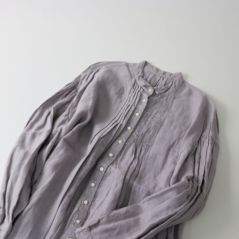 nest Robe ネストローブ 24AW リネンシアーフリルブラウス