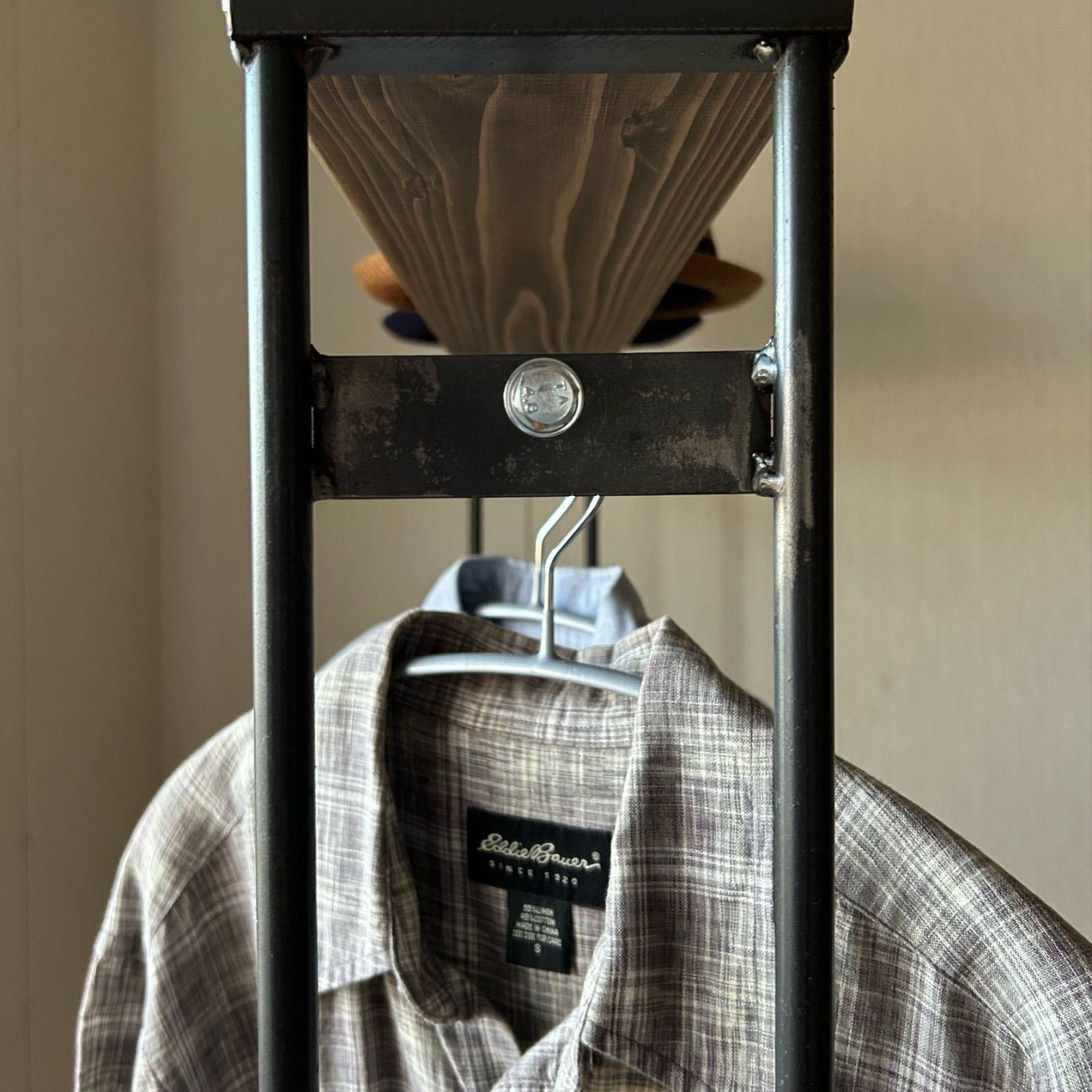 ハンガーラック　アイアン家具　引っ越し　コンパクト　アンティーク　幅900 分割 ハンガーラック アイアン家具 引っ越し コンパクト アンティーク 幅900