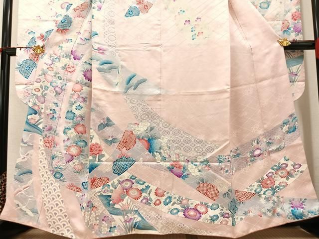 平和屋着物□豪華振袖 群鶴草花文 銀彩 正絹 逸品 AAAY0345ph - メルカリ 