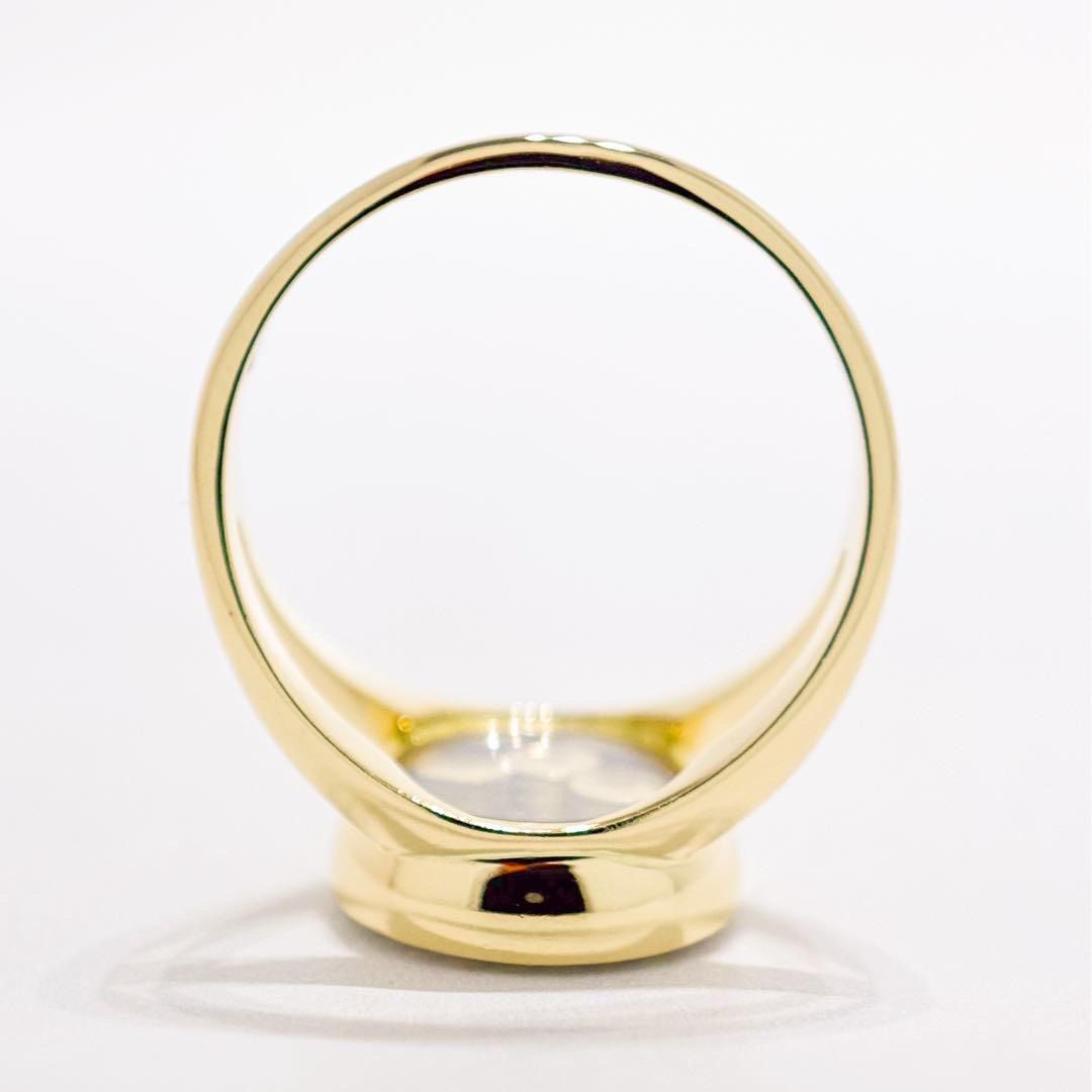 ⚪︎Chopard ショパール ハッピーダイヤ YG750 4.9g 11.5号 ⚪︎Chopard ショパール ハッピーダイヤ YG750 4.9g 11.5号 - メルカリ