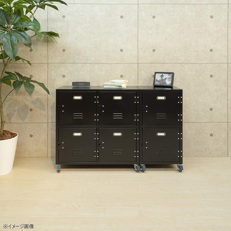 未使用品 東谷 AZUMAYA ロックスチールチェストL アイボリー 東谷