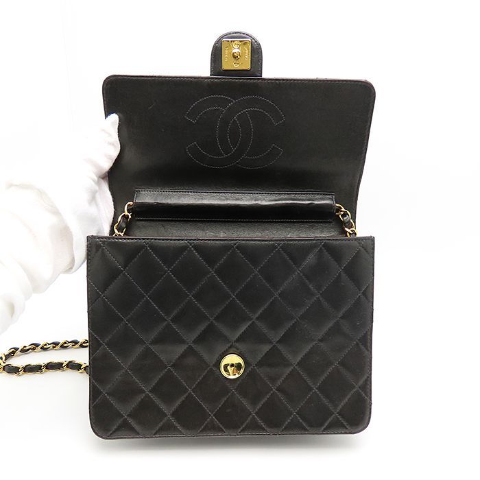 【CHANEL】vintage lambskin matelasse★ラムスキン マトラッセ シャネル】マトラッセ22 チェーンショルダー バッグ ラムスキン