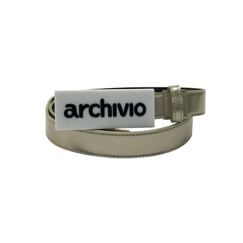 ARCHIVIO アルチビオ ベルト ゴールド系 240101273515 ゴルフウェア ストスト