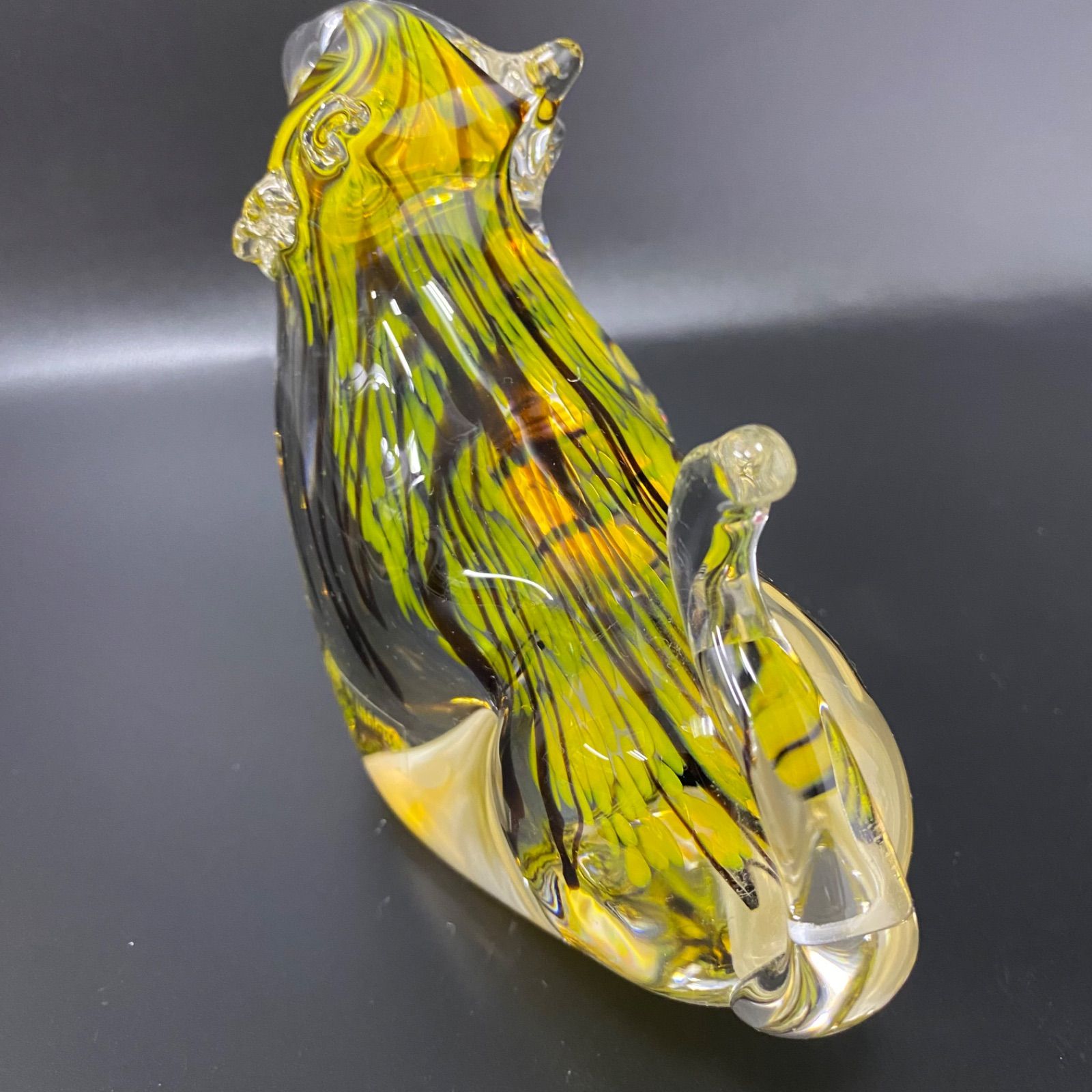 マルティグラス 虎？ 難あり Multi Glass マルティグラス トラ 虎 寅 タイガー ガラス