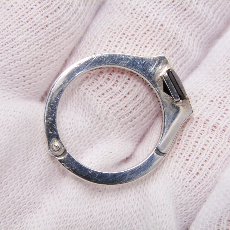 極美品 ジャスティンデイビス SRJ870 FATED CUFF リング 手錠
