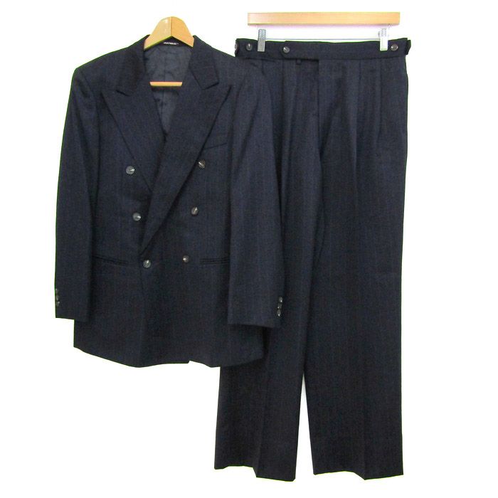 ケントアンドカーウェン スーツ セットアップ 上下セット ジャケット パンツ メンズ 94A6サイズ ネイビー系 KENT-CURWEN