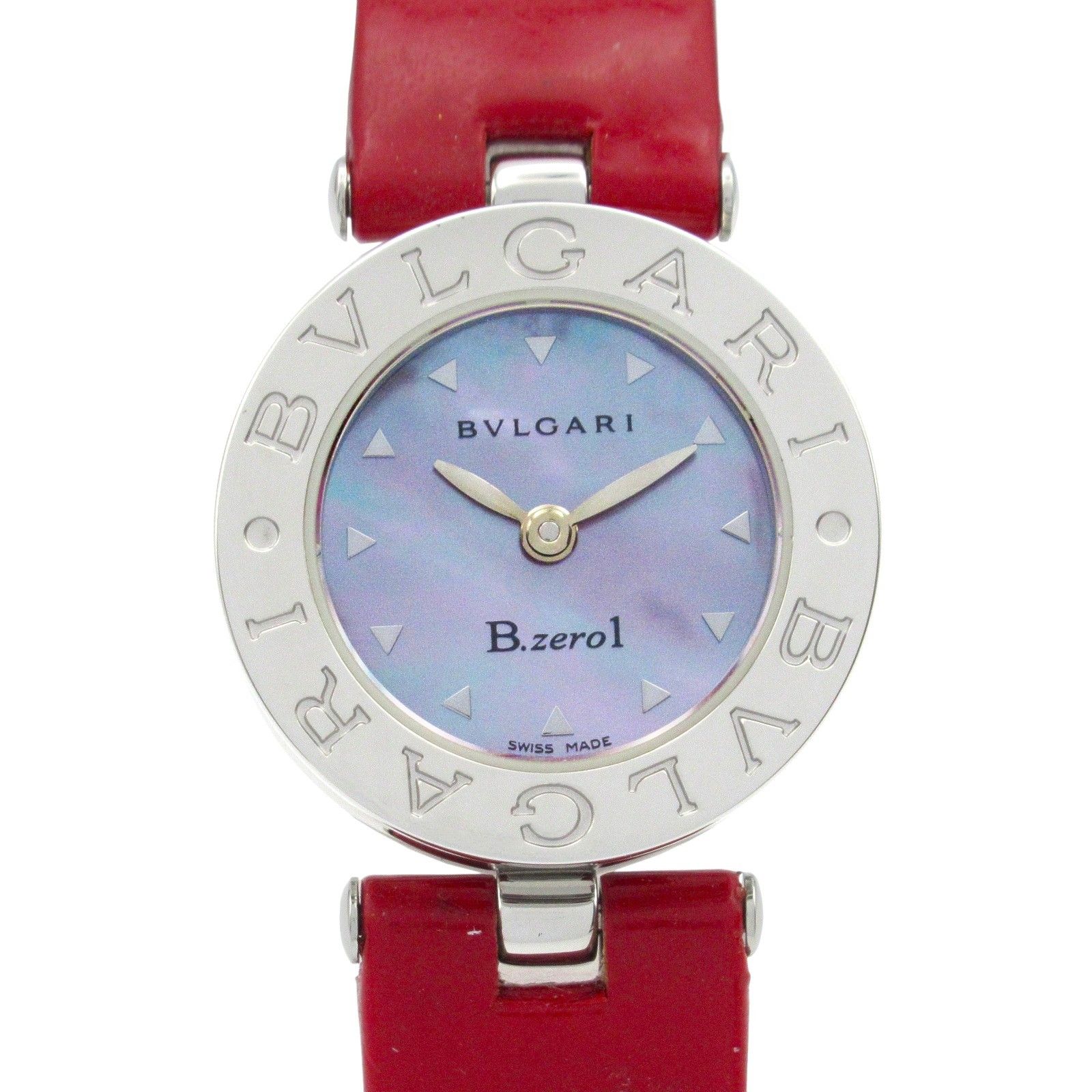14 ブルガリ　レディース　B.zero1 シェル　腕時計　稼働品 BVLGARI ブルガリ B-ZERO1 BZ22S シェル文字盤 イエロー
