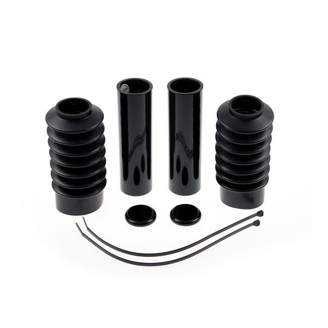 CULT-WERK 6-piece fork tube cover kit. Gloss black | 563758
