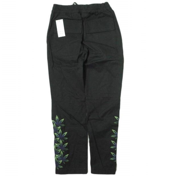 MAYO x ROYAL FLASH メイヨー ロイヤルフラッシュ 23 SS 別注 刺繍デザイン ミリタリーパンツ MY RB 006 L ブラック イージー 裾ジップ ボトムス g 14389