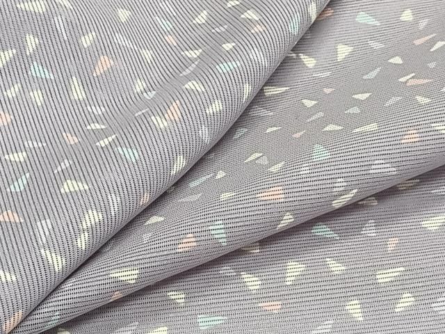 平和屋着物＊夏物 小紋 絽 吉祥文 洗える着物 CAAV9196gh