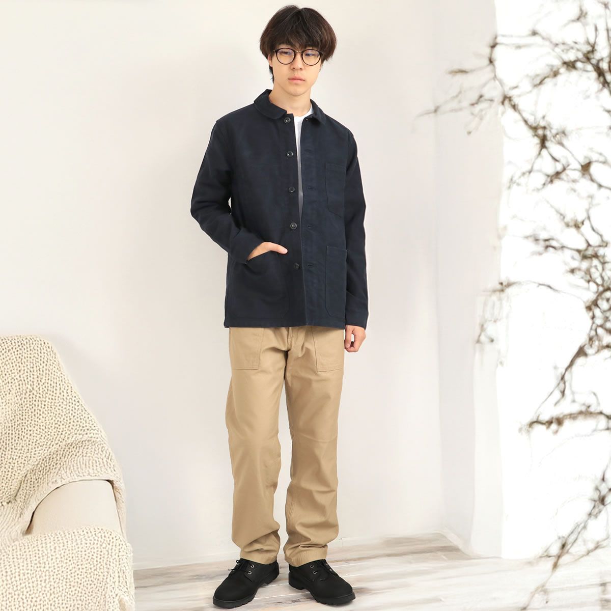 日本製 】FOB FACTORY 高密度 フレンチ モールスキン ジャケット