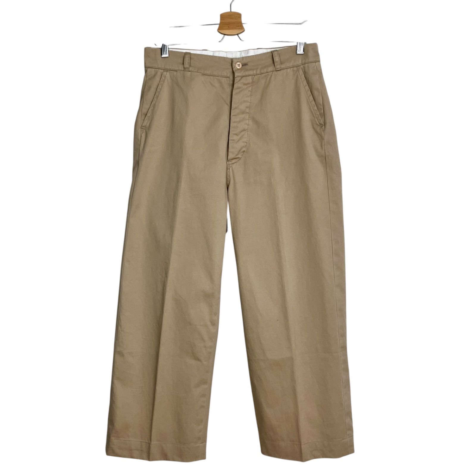 ok.soon×dickies ワイドチノパンツ オクスン べージュ L ok.soon