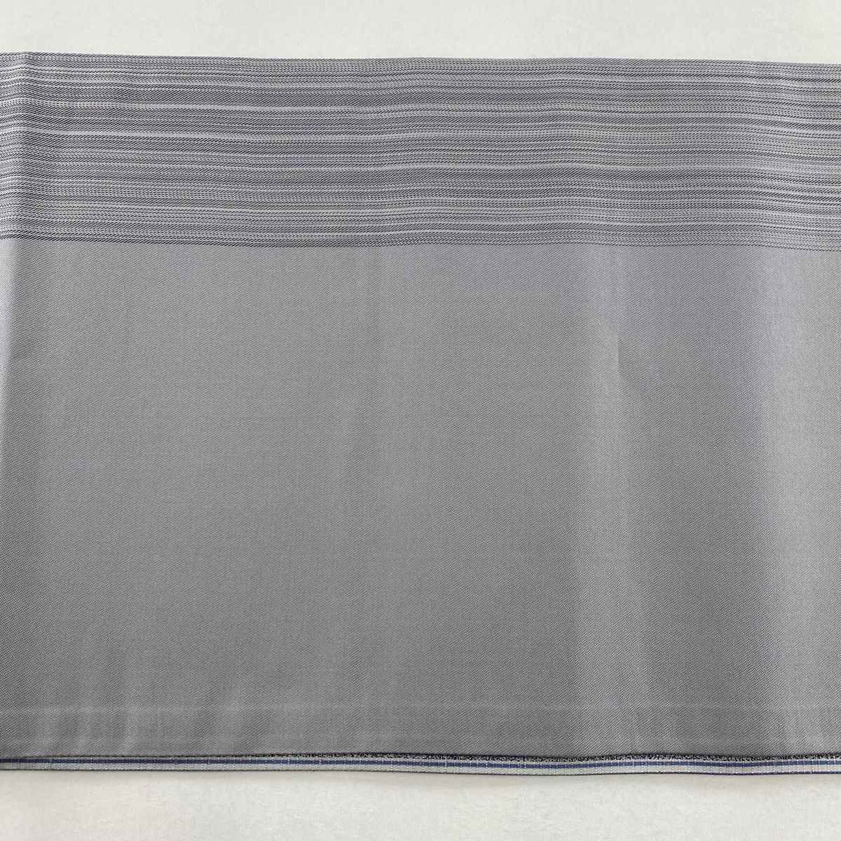袋帯 美品 秀品 縞 格子 墨色 全通 正絹 【中古】 - メルカリ