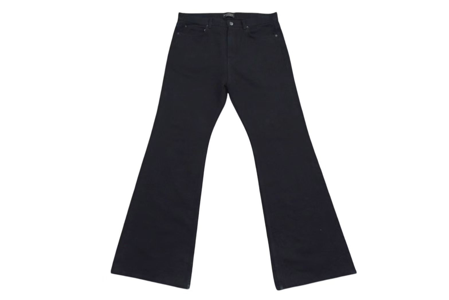 BALENCIAGA バレンシアガ 24SS GARDEROBE BOOT CUT ワードローブ ブーツカット デニムパンツ 773760 ブラック サイズ34 4b000338