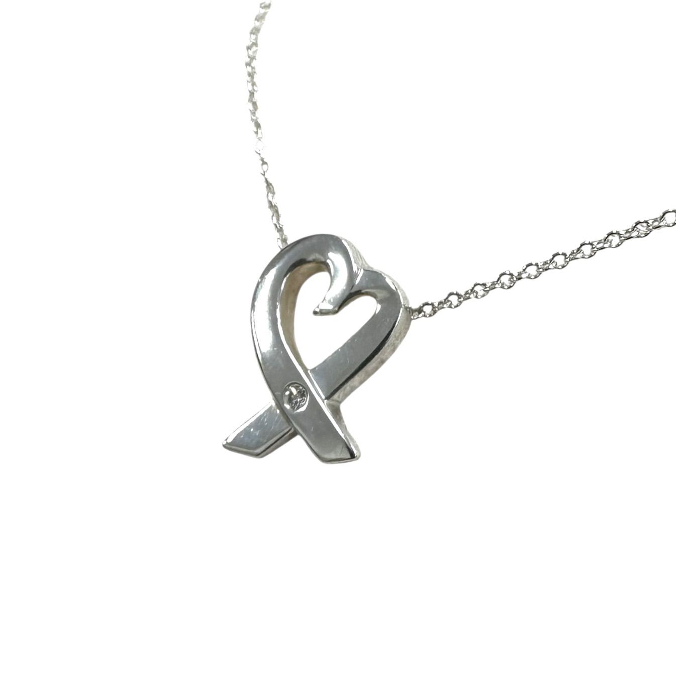 Tiffany パロマピカソ　ラビングハートSV925 1Pダイヤ Tiffany&Co. ティファニー パロマピカソ ラビングハート SV925