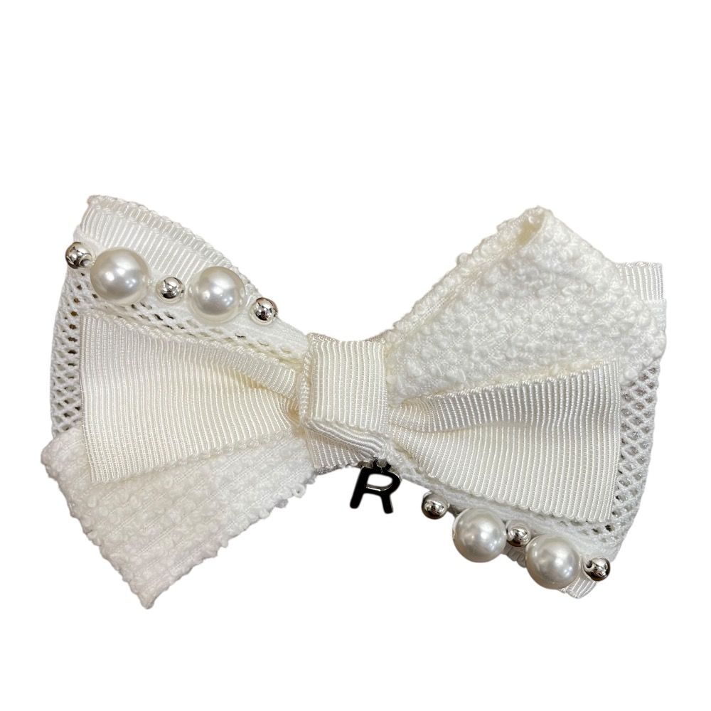 美品 Rene ルネ リボン ハート フラワー ミンクファー ブローチ