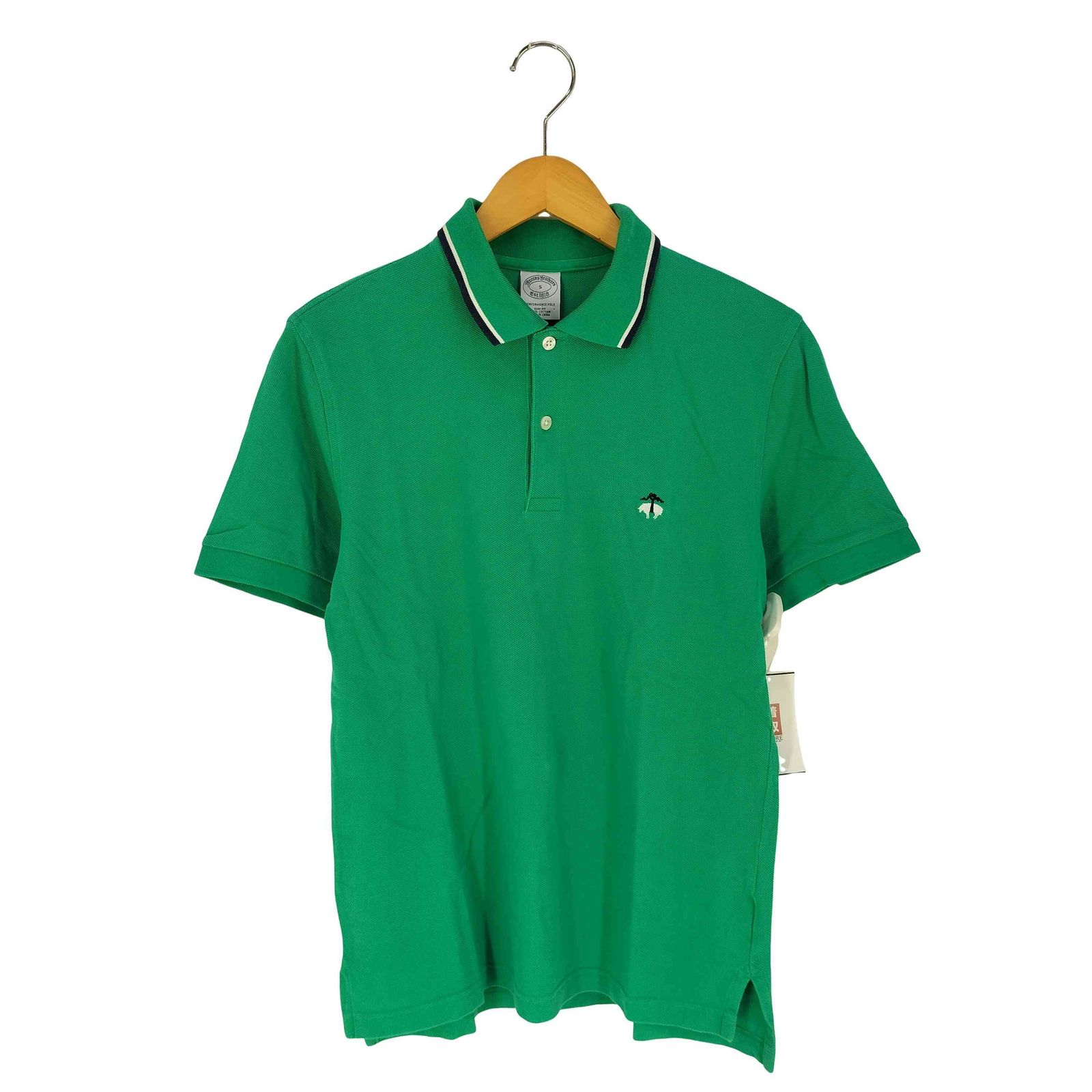 【未使用品】【商品タグ付き】ブルックスブラザーズ 半袖　鹿の子ポロ Brooks Brothers - ブルックスブラザーズ 鹿の子 半袖