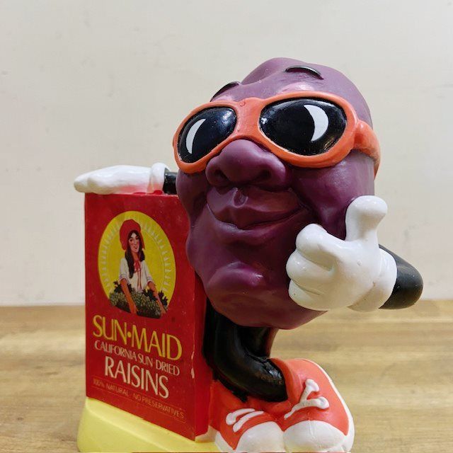 カリフォルニアレーズン 貯金箱 アメリカ ヴィンテージ カリフォルニアレーズン コインバンク