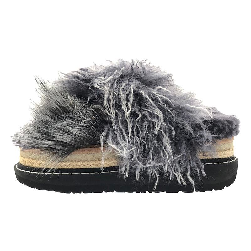 美品】 sacai / サカイ | 2022AW | Mix Faux Fur Sandals ミックス 